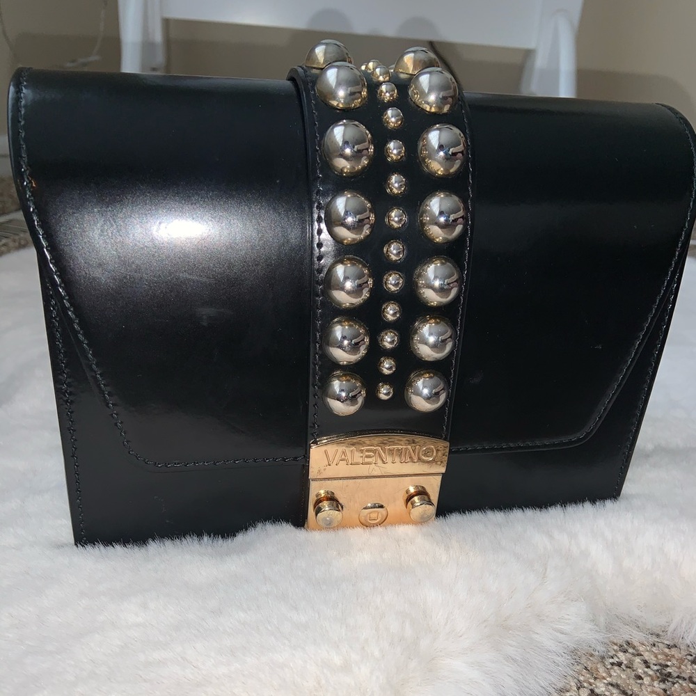 Valentino Benedicte Round Stud Crossbody Bag